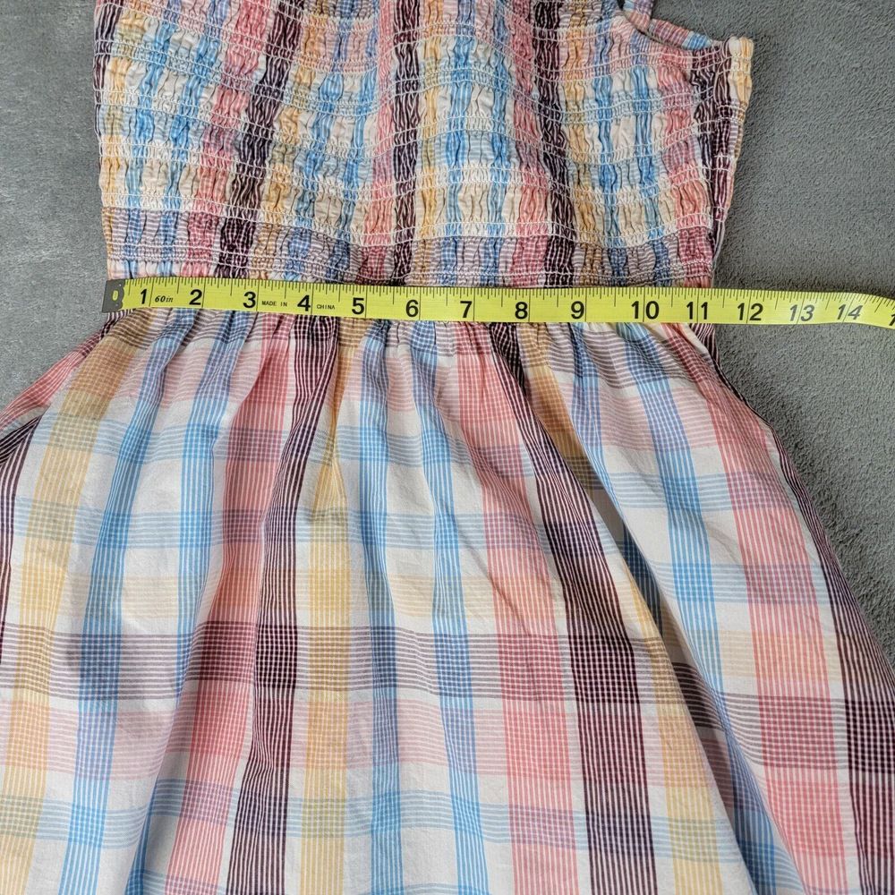 Pastel Plaid Maxi Dress - Picture 9 of 15